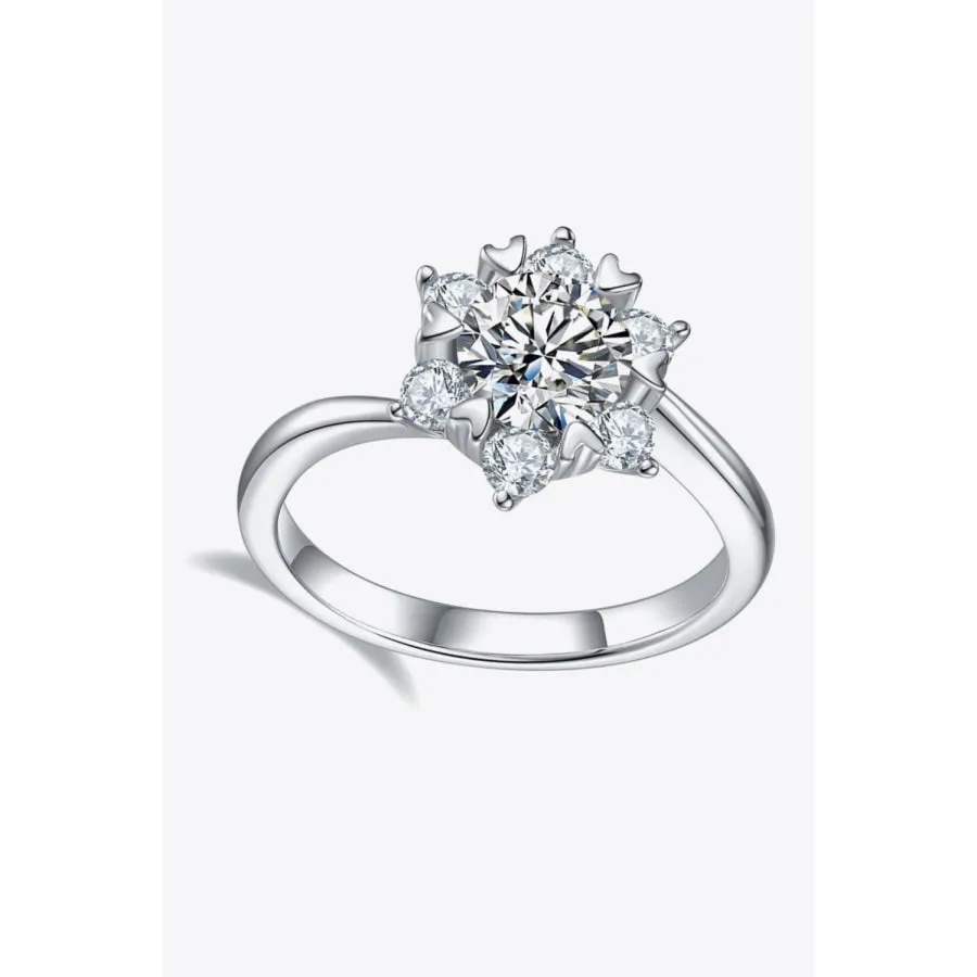 1 Carat Moissanite Zircon Ring