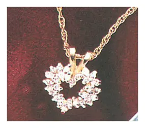 14k Maid Marian Diamond Pendant