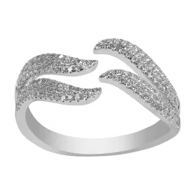 14K White Gold Diamond Ring