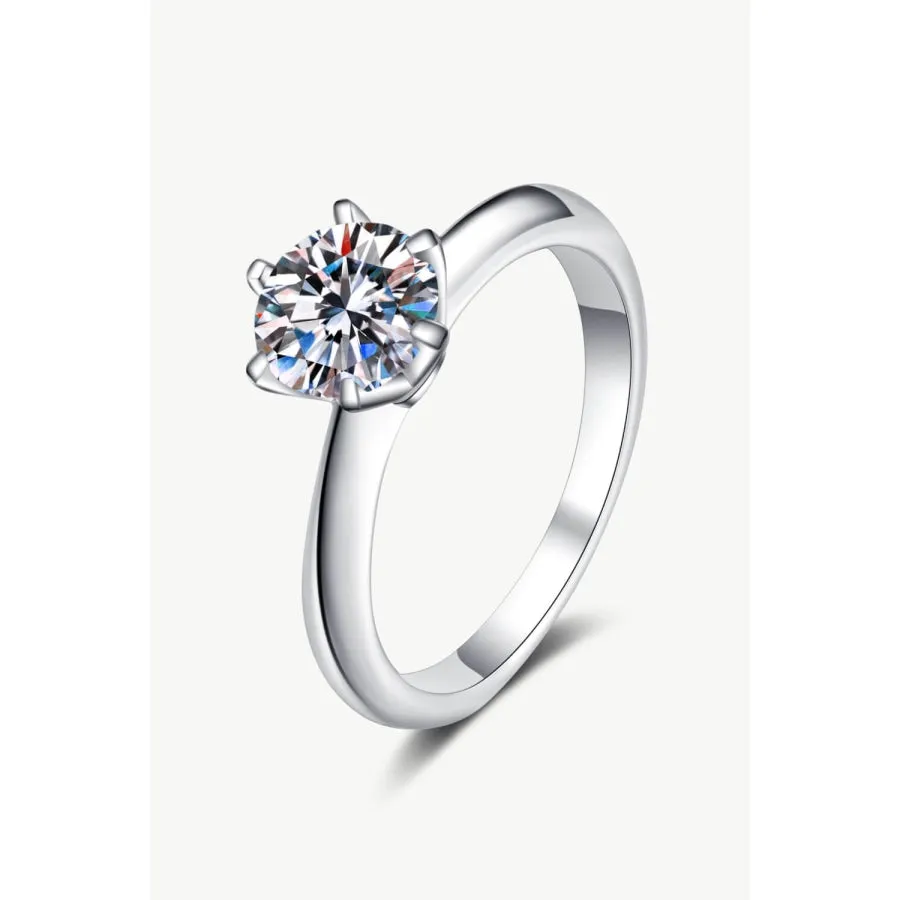 1.5 Carat Moissanite Adjustable Ring