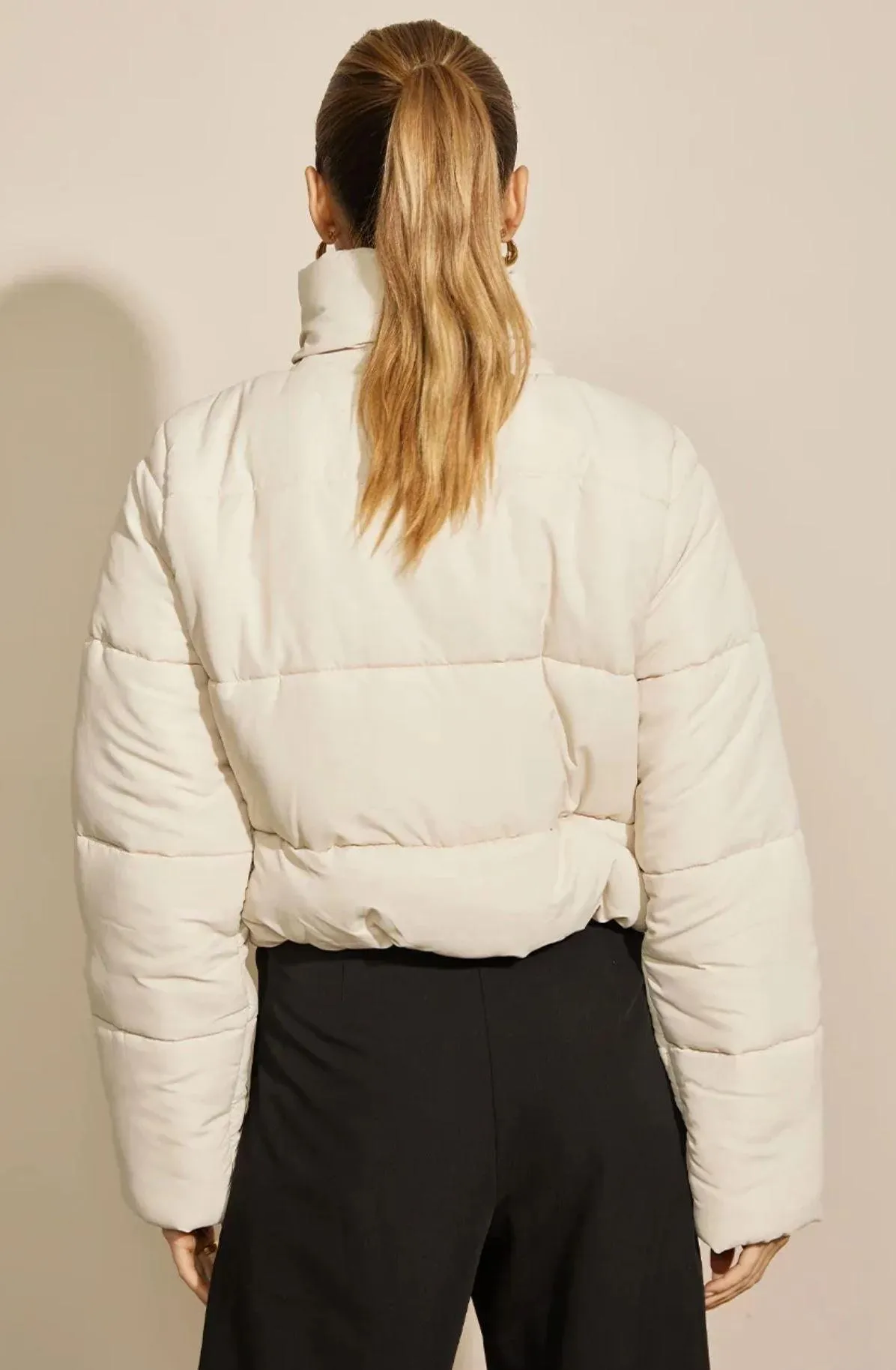 Amore Puffer Jacket in Oyster