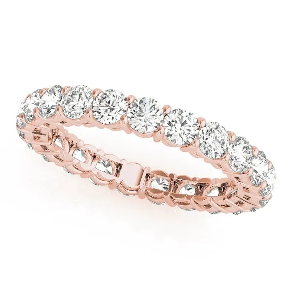 AMOUR 2 Carat Diamond Eternity Band in 14K/ 18K/ Platinum GIA Graded 10 pointer G Color SI1 Clarity By Mike Nekta SIZE 5