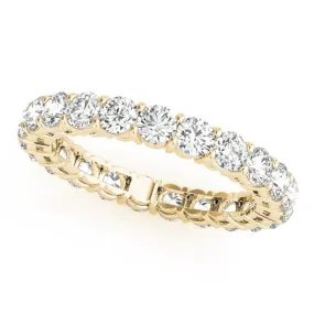 AMOUR 4.5 Carat Diamond Eternity Band in 14K/ 18K/ Platinum GIA Graded 25 pointer G Color SI1 Clarity By Mike Nekta SIZE 7