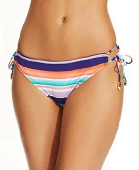 Bar III Women's Stripe Fusion Bikini Bottom, Stripe Fusion, XS