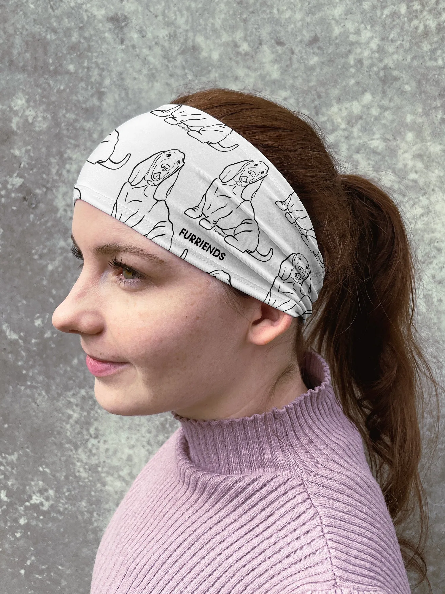 Basset Hound Eco Performance Headband