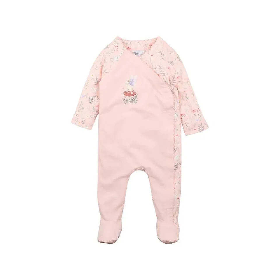 Bebe Baby Ciara L/S Wrap Onesie- Ciara Print