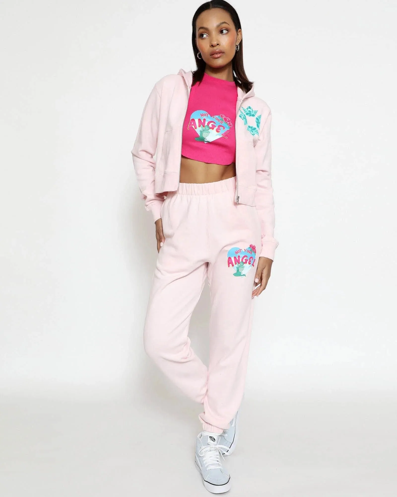 Boys Lie Sorry Siren Pink Sweatpants