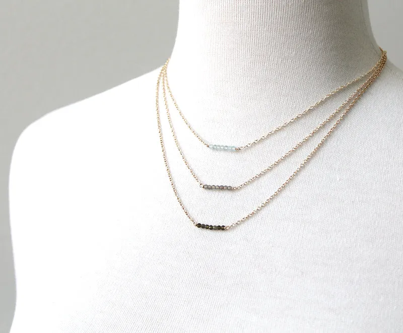 Caviar Gem Slice Necklace