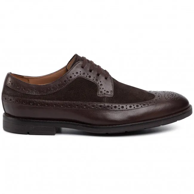 Clarks Ronnie Limit Dark Brown Comb