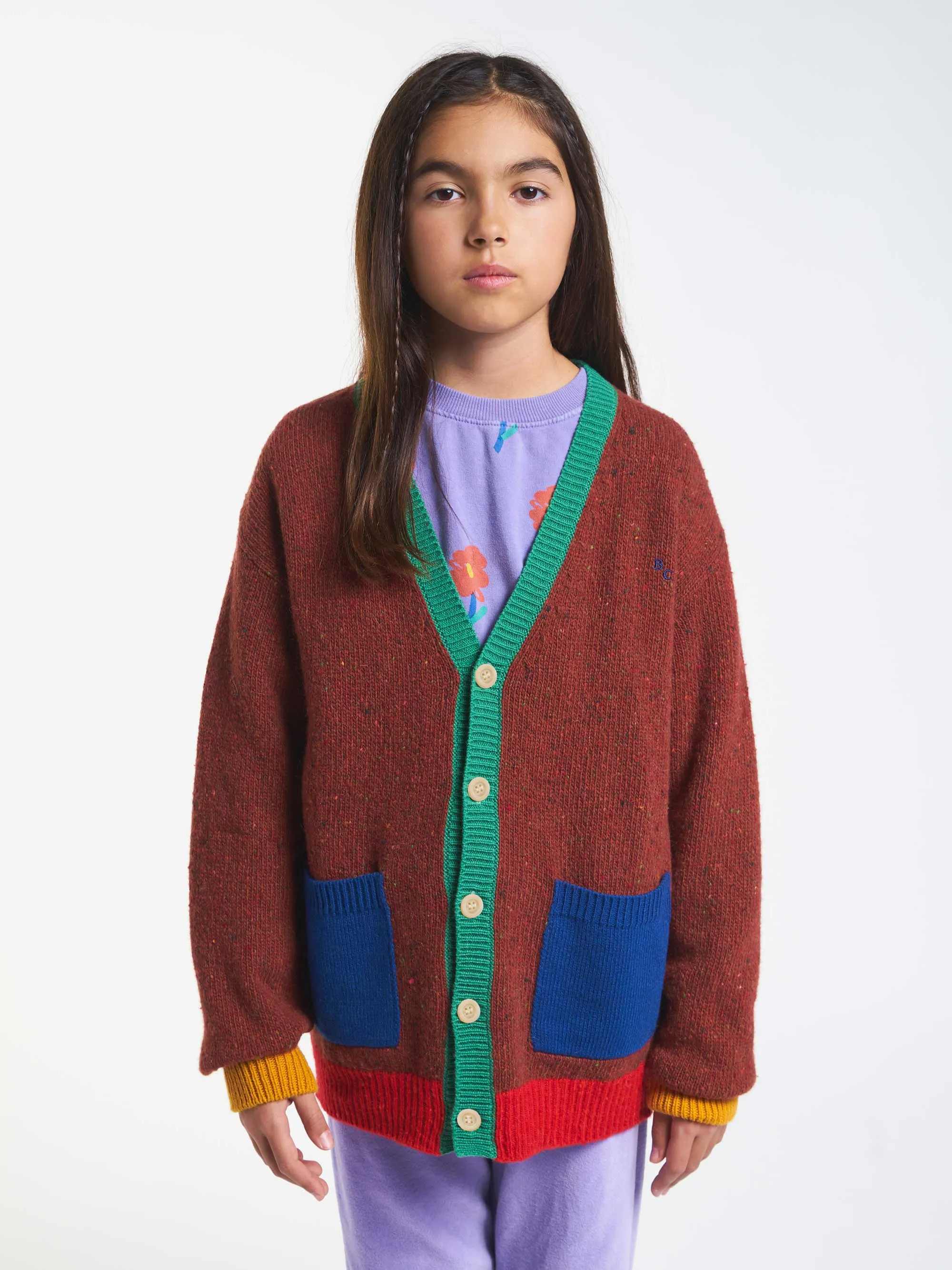 Colour Block Cardigan