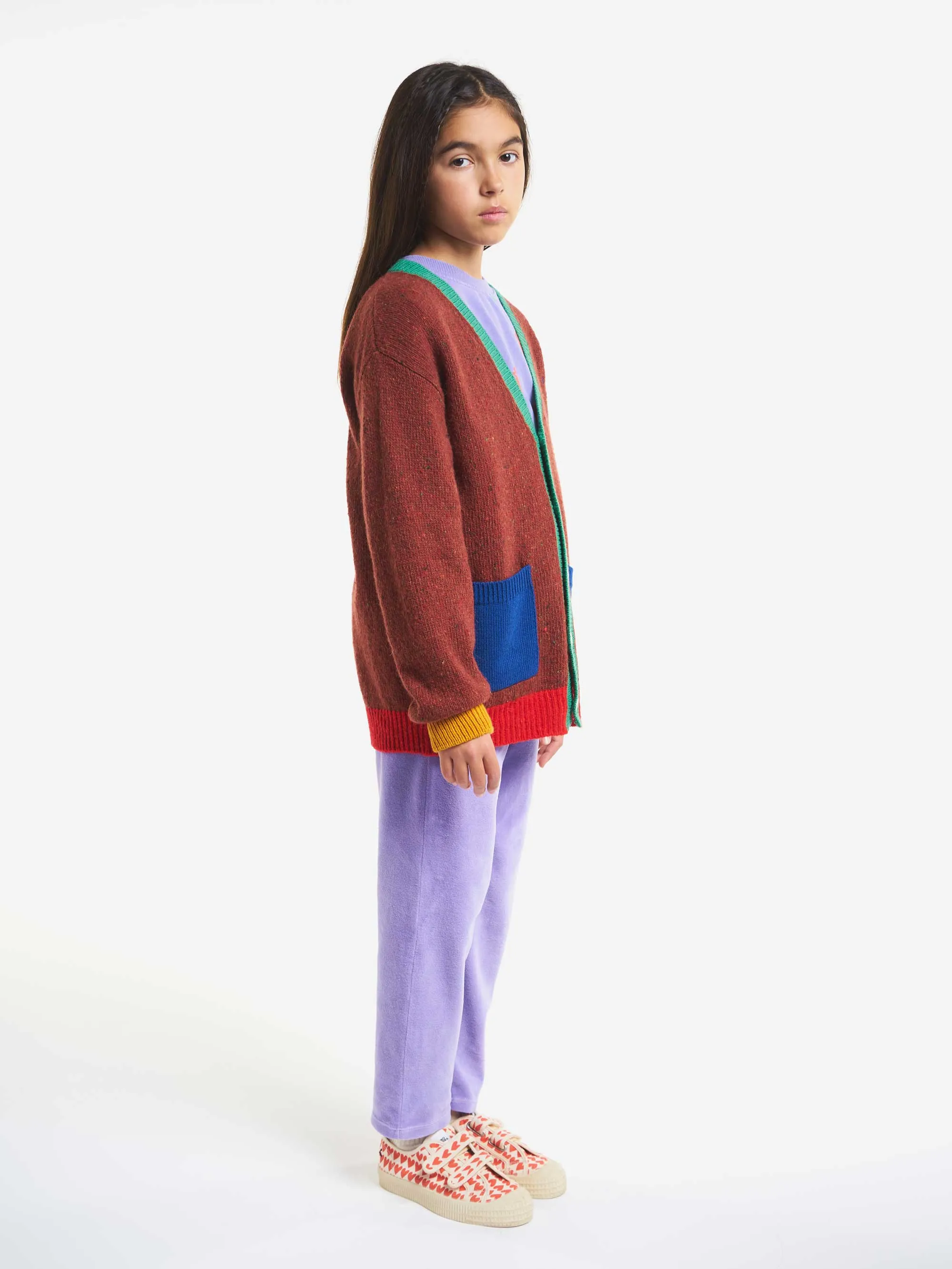 Colour Block Cardigan