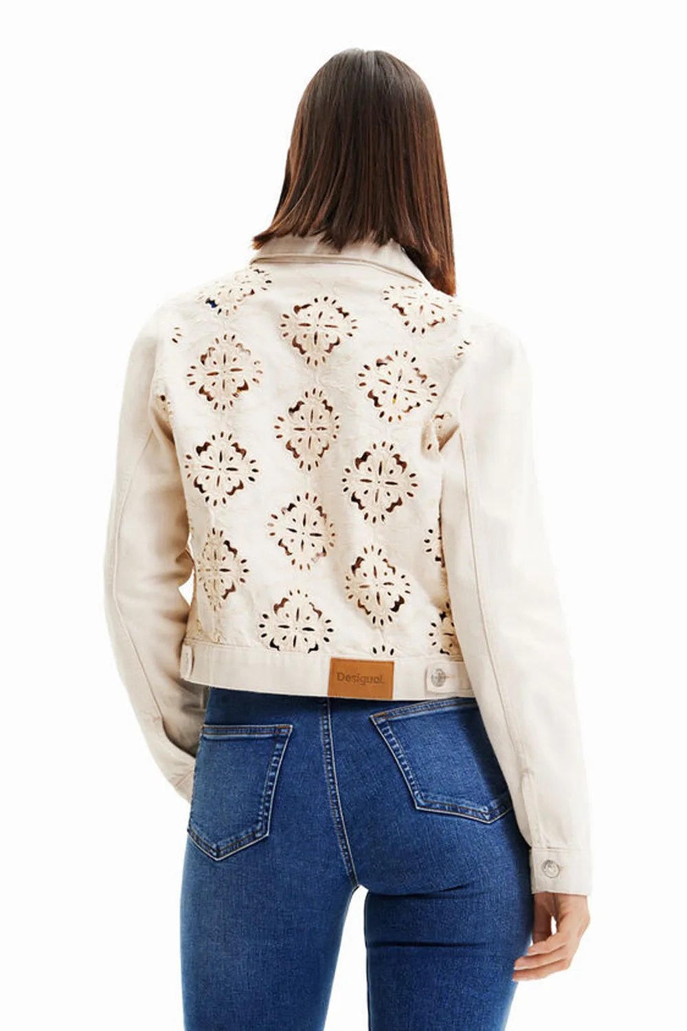 DESIGUAL DIE CUT TRUCKER JACKET