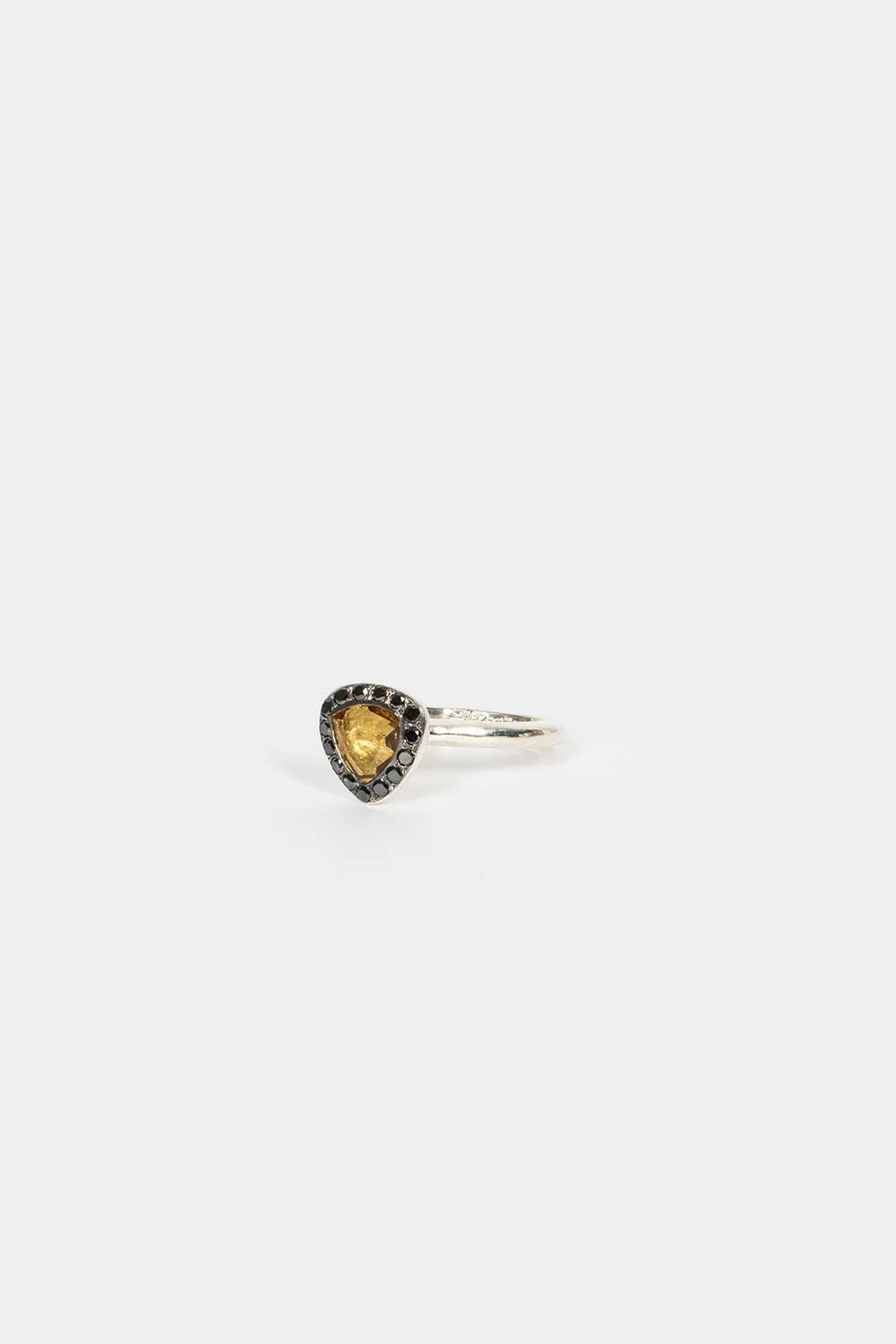 Deva Ring Silver/Cola Cetrine