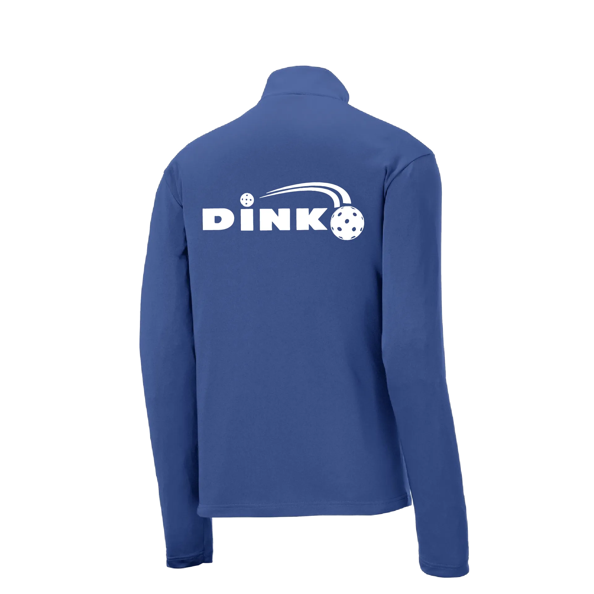 Dink Pickleball | Men's 1/4 Zip Long Sleeve Pullover Athletic Shirt | 100% Polyester