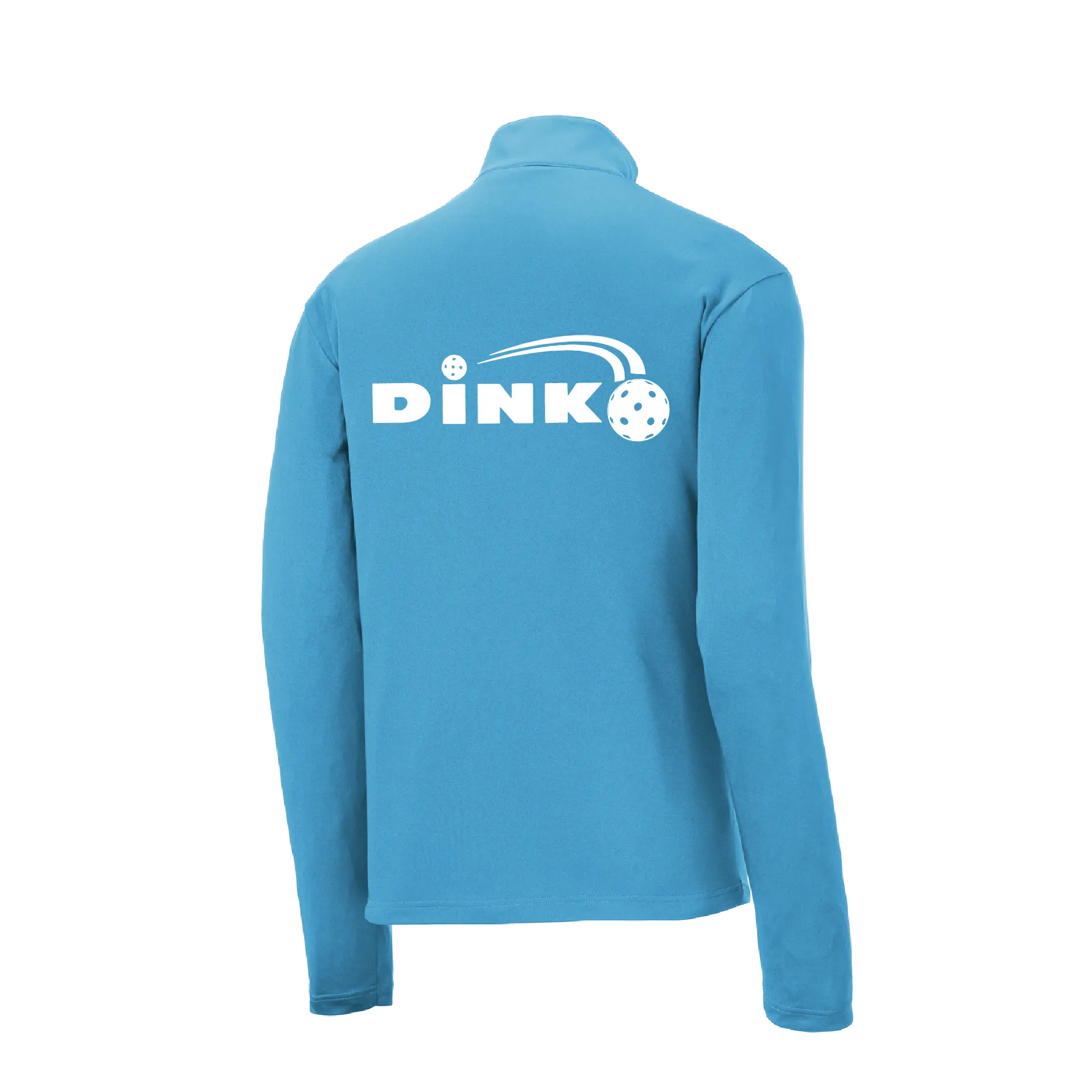 Dink Pickleball | Men's 1/4 Zip Long Sleeve Pullover Athletic Shirt | 100% Polyester