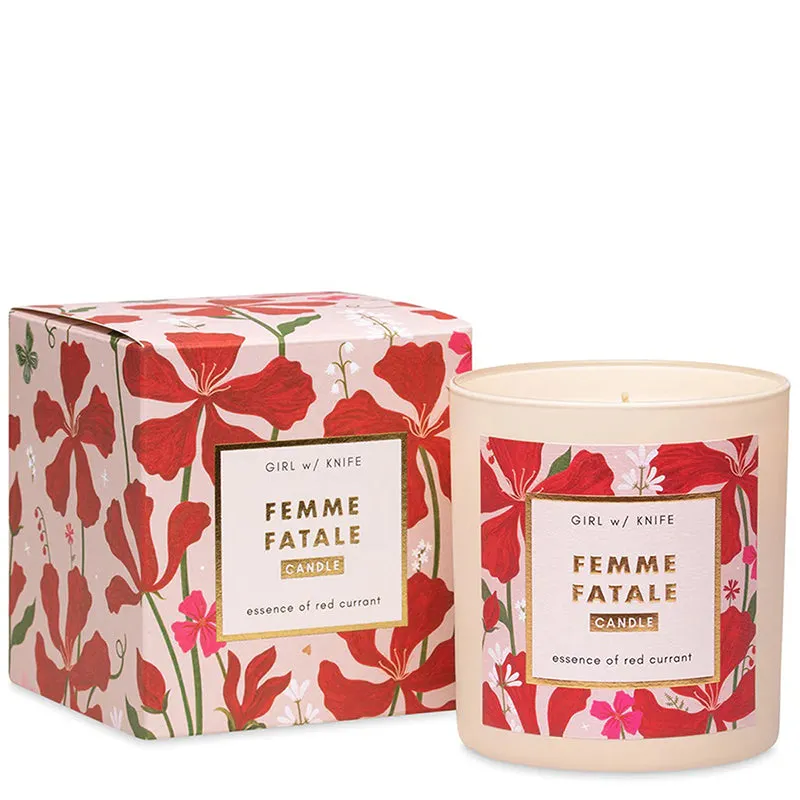 GIRL W/ KNIFE | Femme Fatale Candle