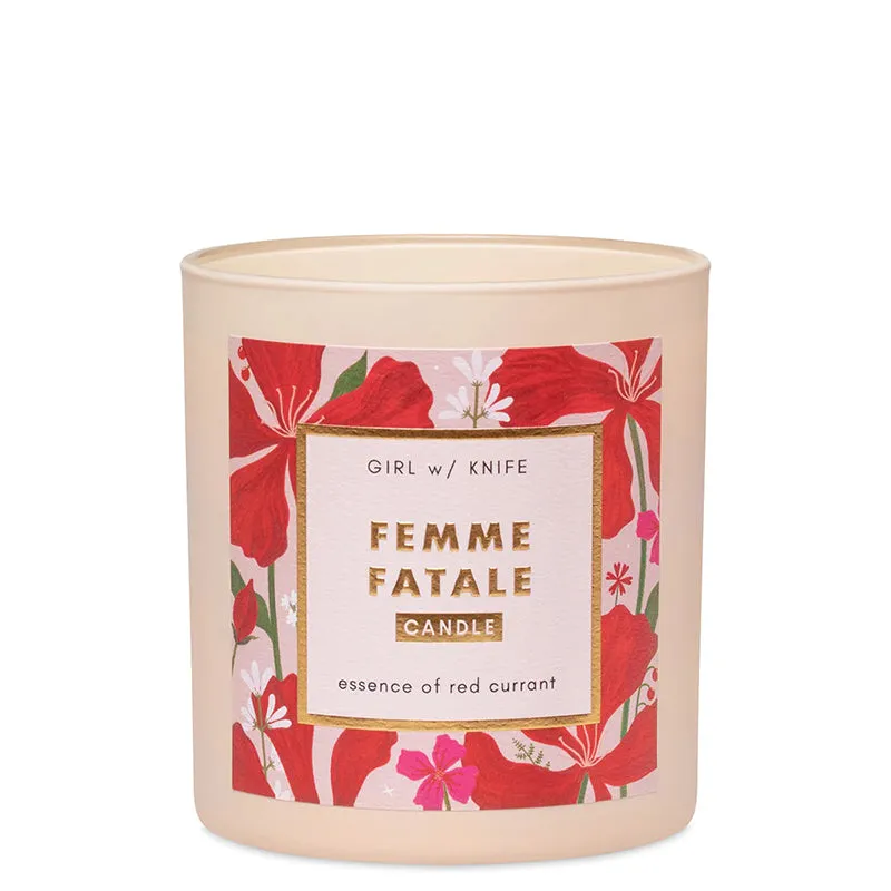 GIRL W/ KNIFE | Femme Fatale Candle