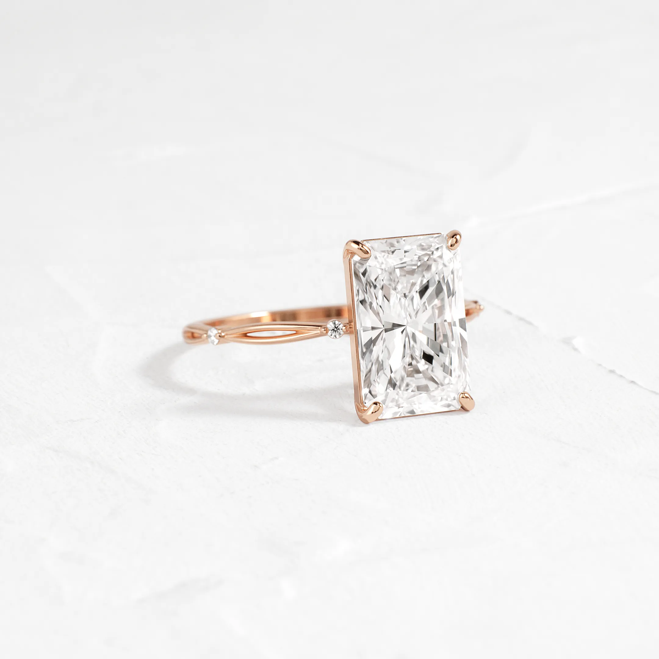 Hillside Ring, Radiant Cut