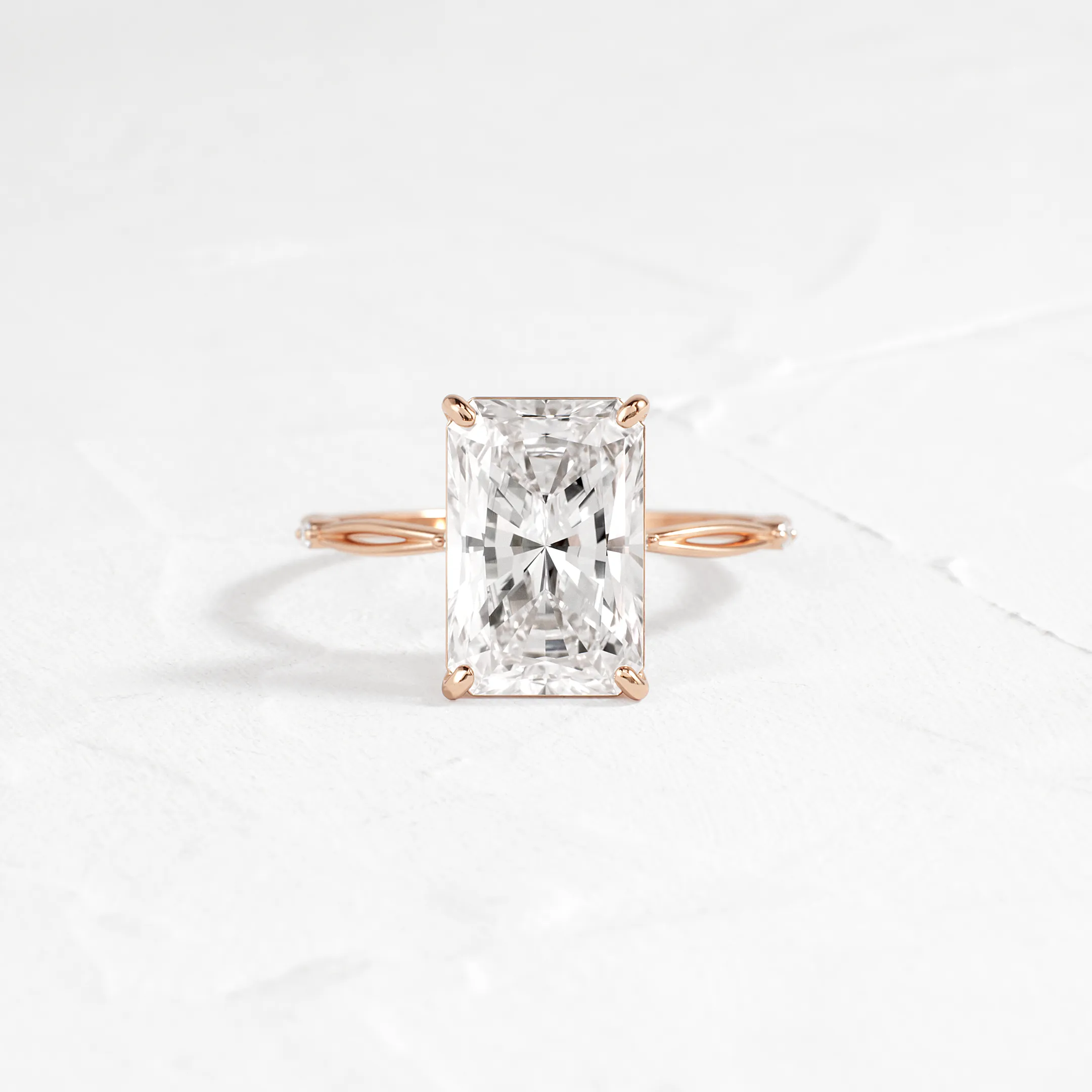 Hillside Ring, Radiant Cut