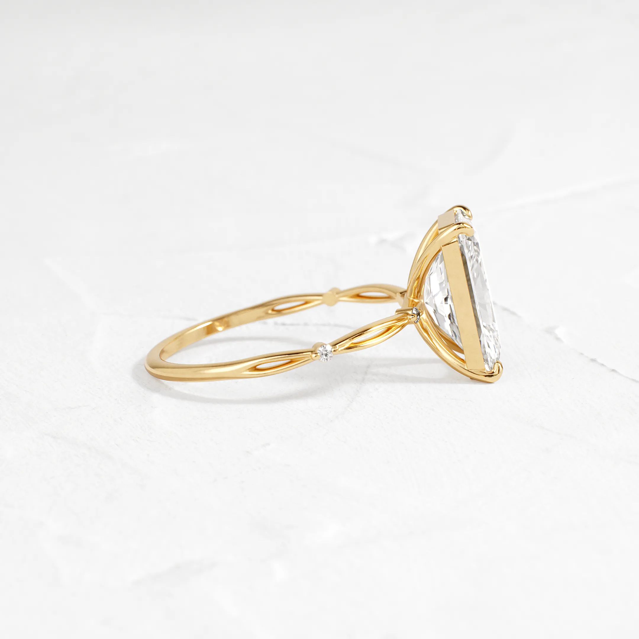 Hillside Ring, Radiant Cut