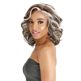 LP-VCUT CARO | Sis V-Lace Cut Synthetic Lace Part Wig