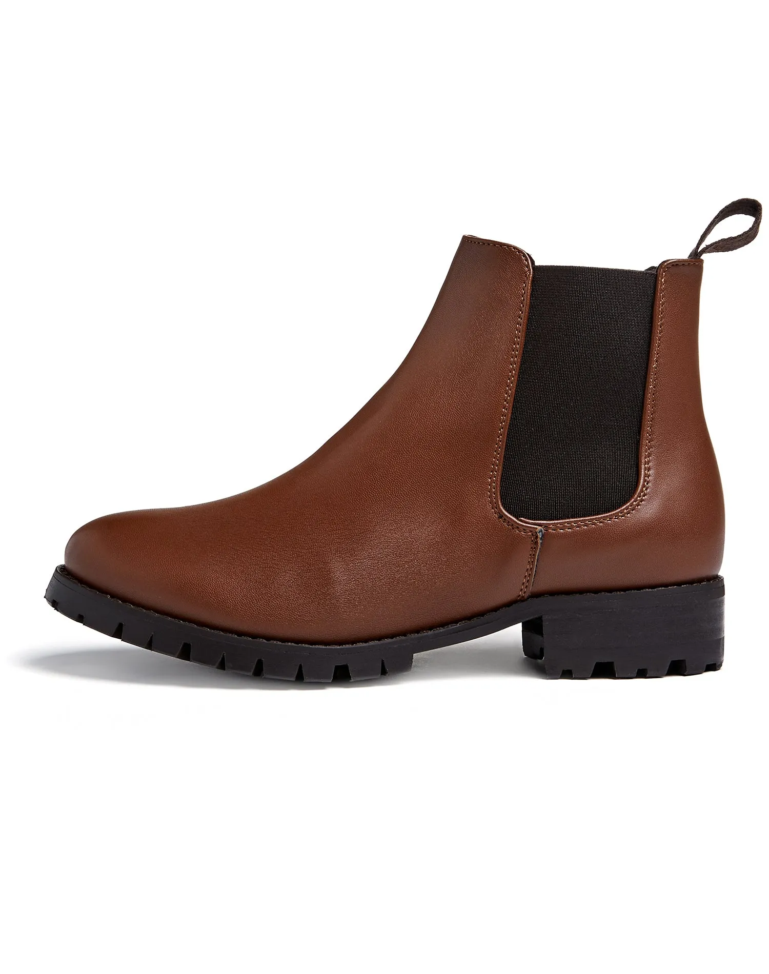 Luxe Deep Tread Chelsea Boots