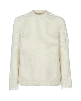 Maglione CP Comany Knitwear Lambswool Bianco