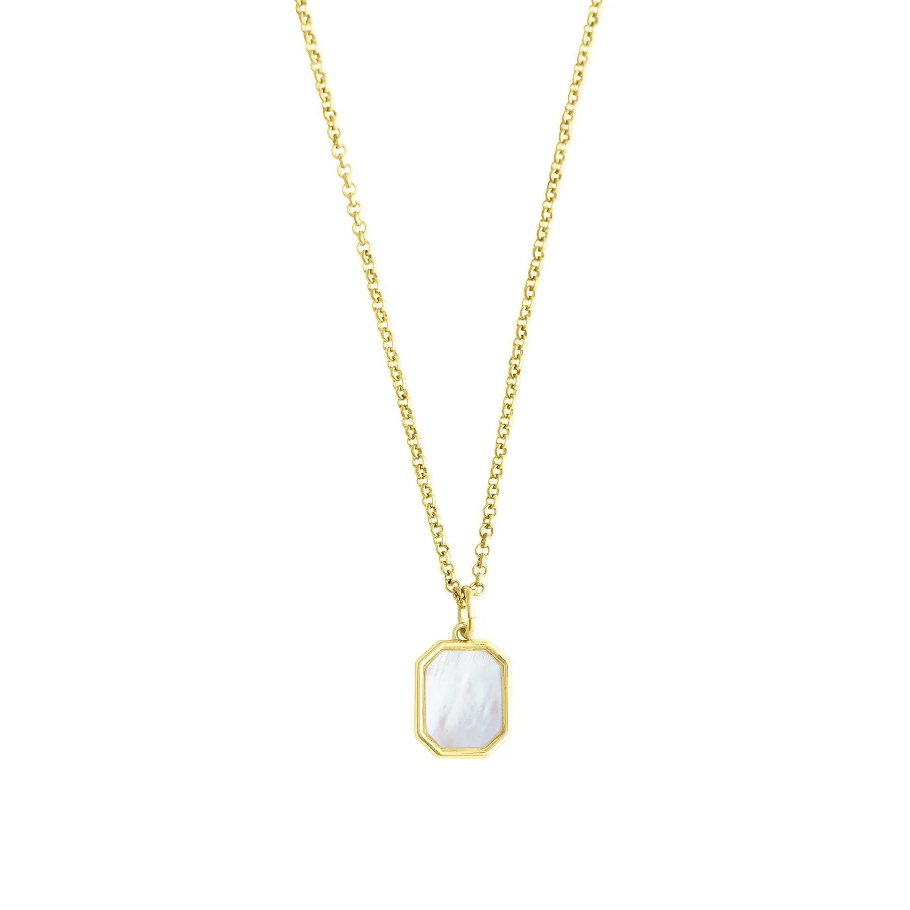 Mother of Pearl Sunrise Necklace