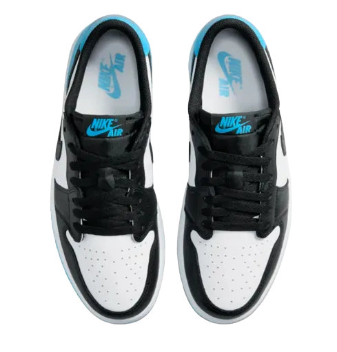 Nike Air Jordan 1 Retro Low OG Black Dark Powder Blue Men's