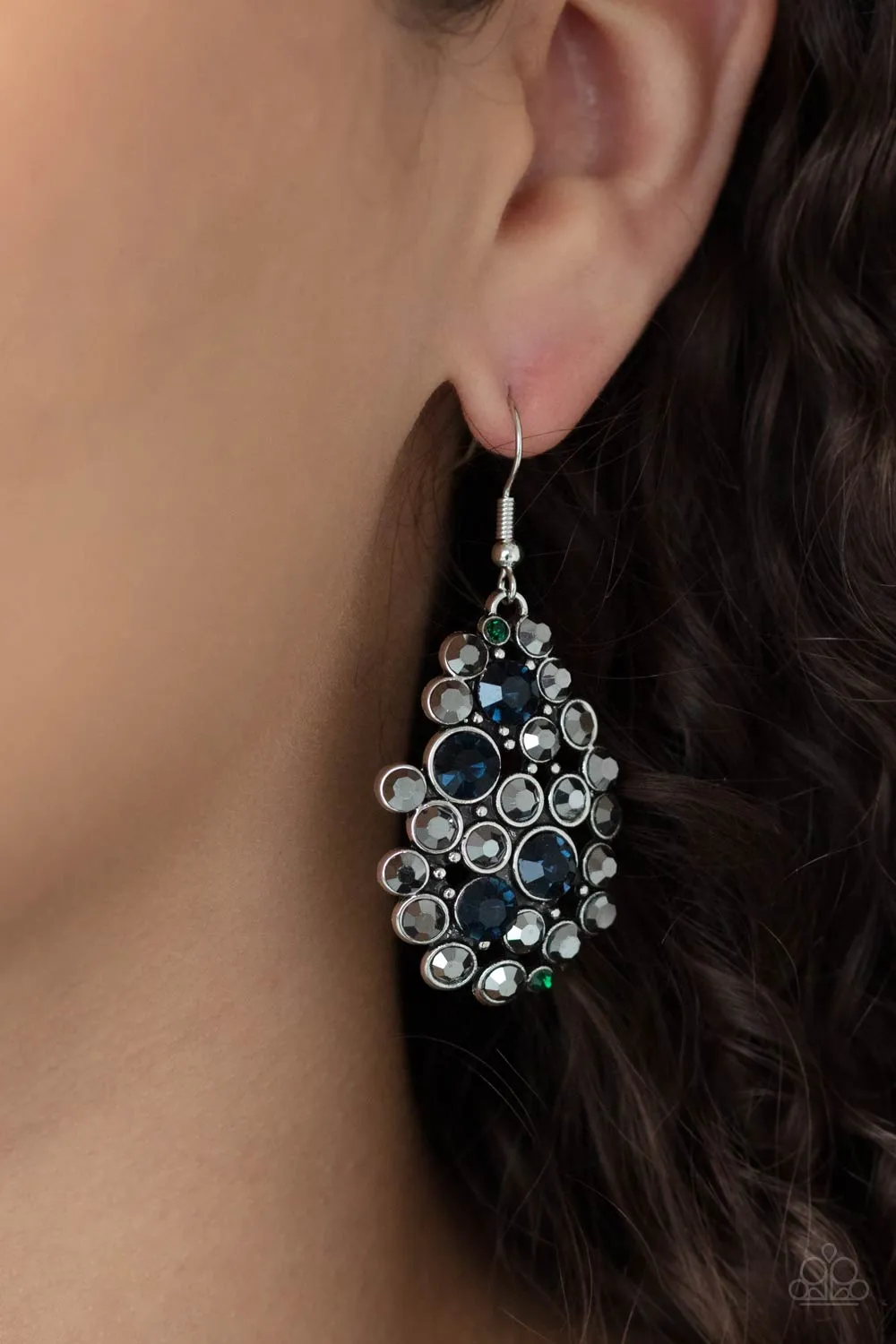 Paparazzi Earring ~ Smolder Effect - Multi