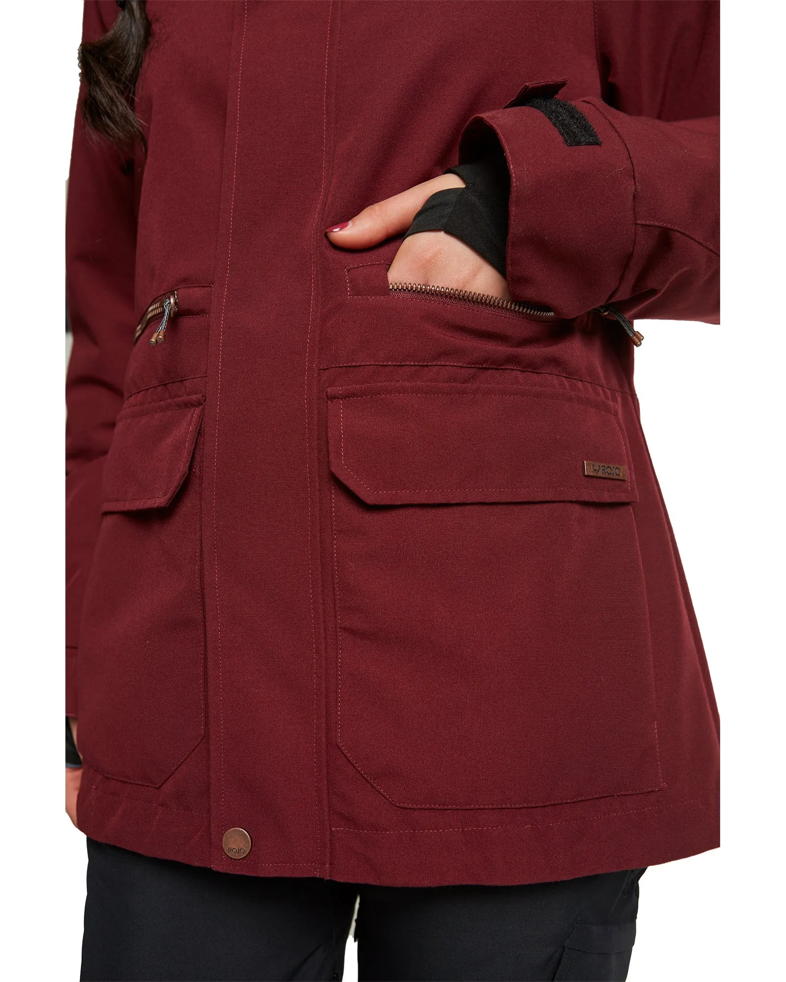 PLUS SIZE - WILDER JACKET - WINDSOR WINE