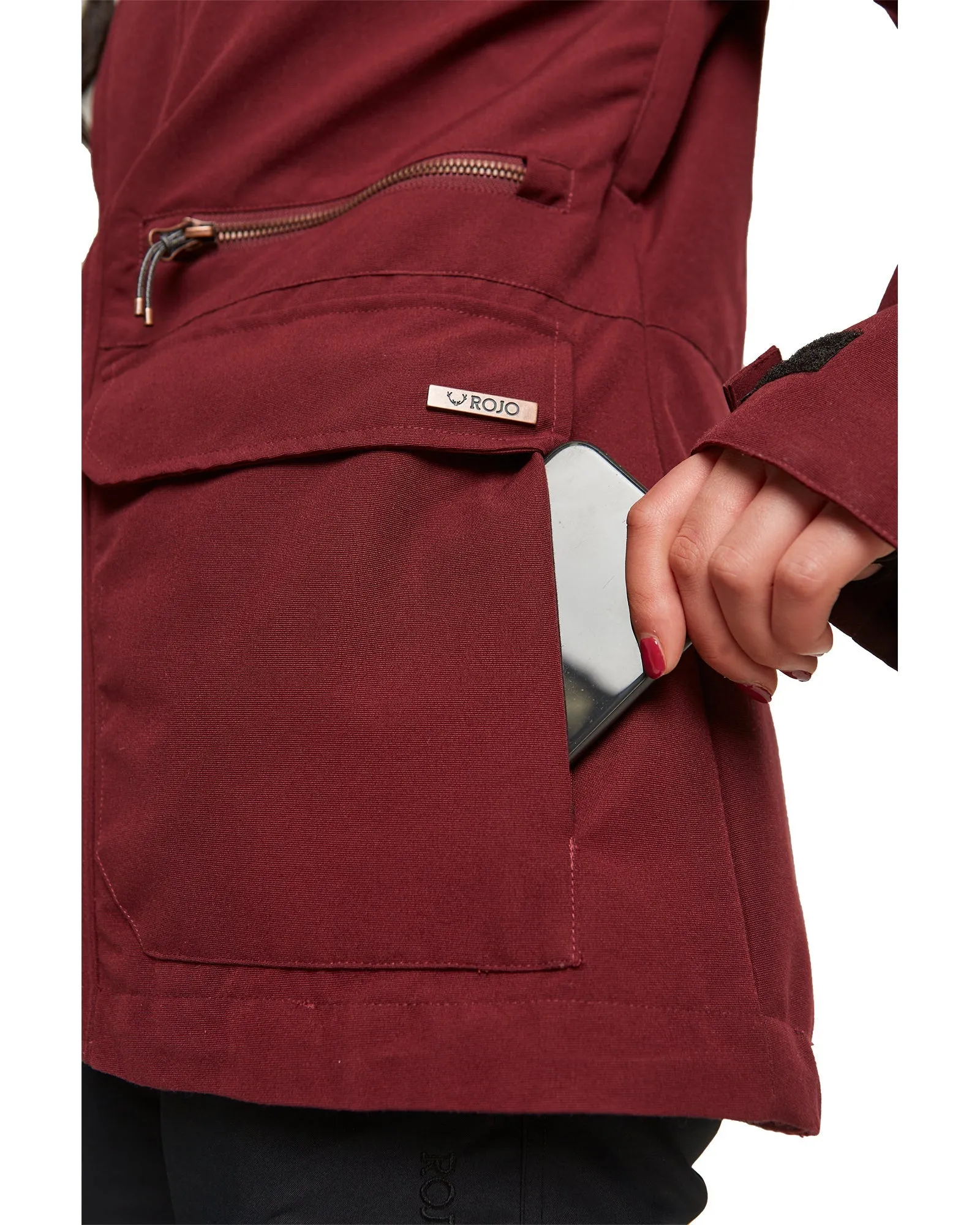 PLUS SIZE - WILDER JACKET - WINDSOR WINE