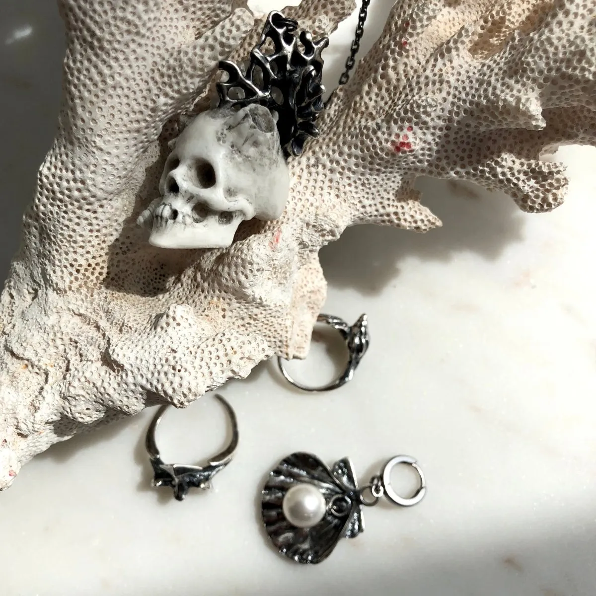 Reef Skull pendant - final sale