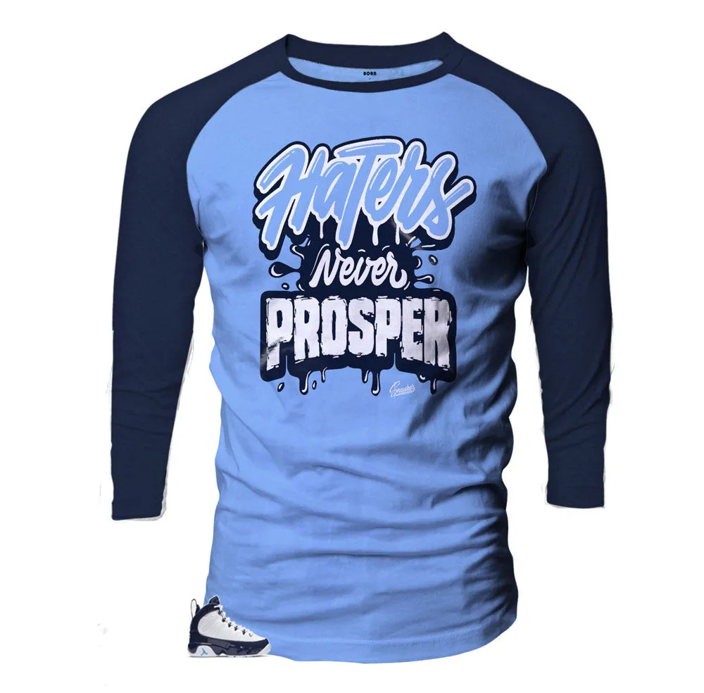 Retro 9 University Blue All Star Raglan Shirt - Prosper - Blue