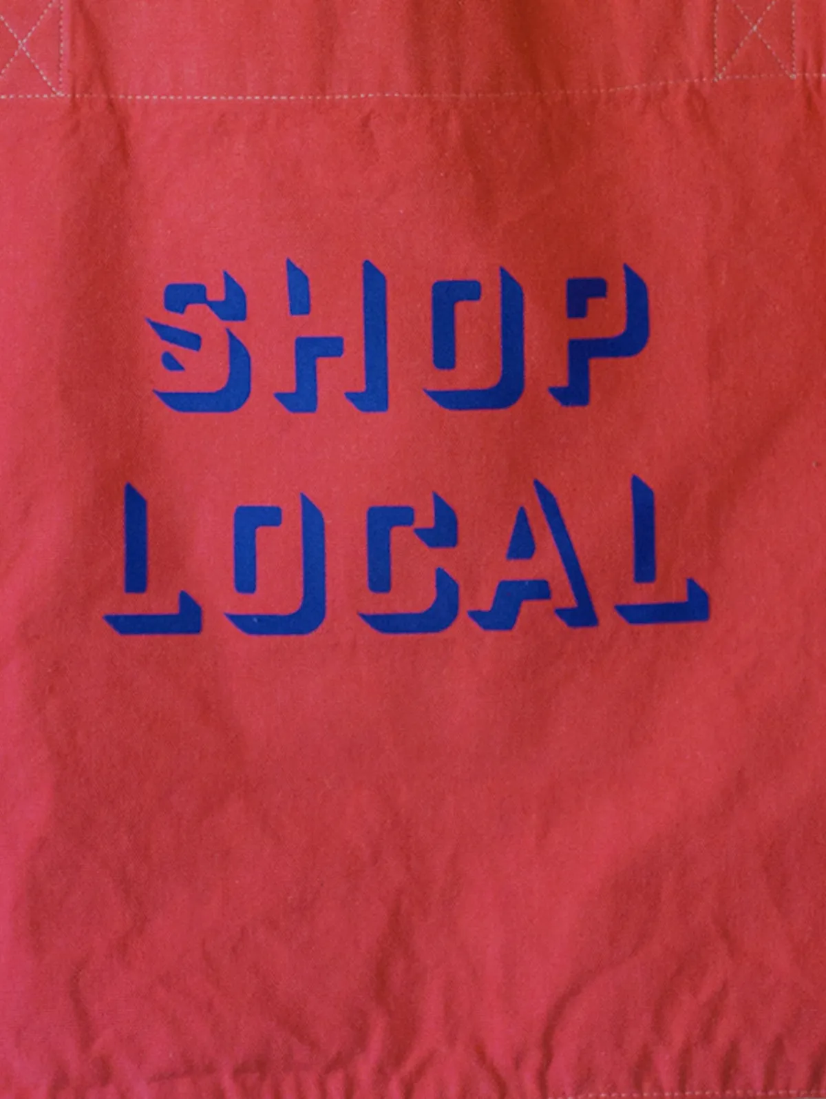 SHOP LOCAL LARGE RED/NAVY