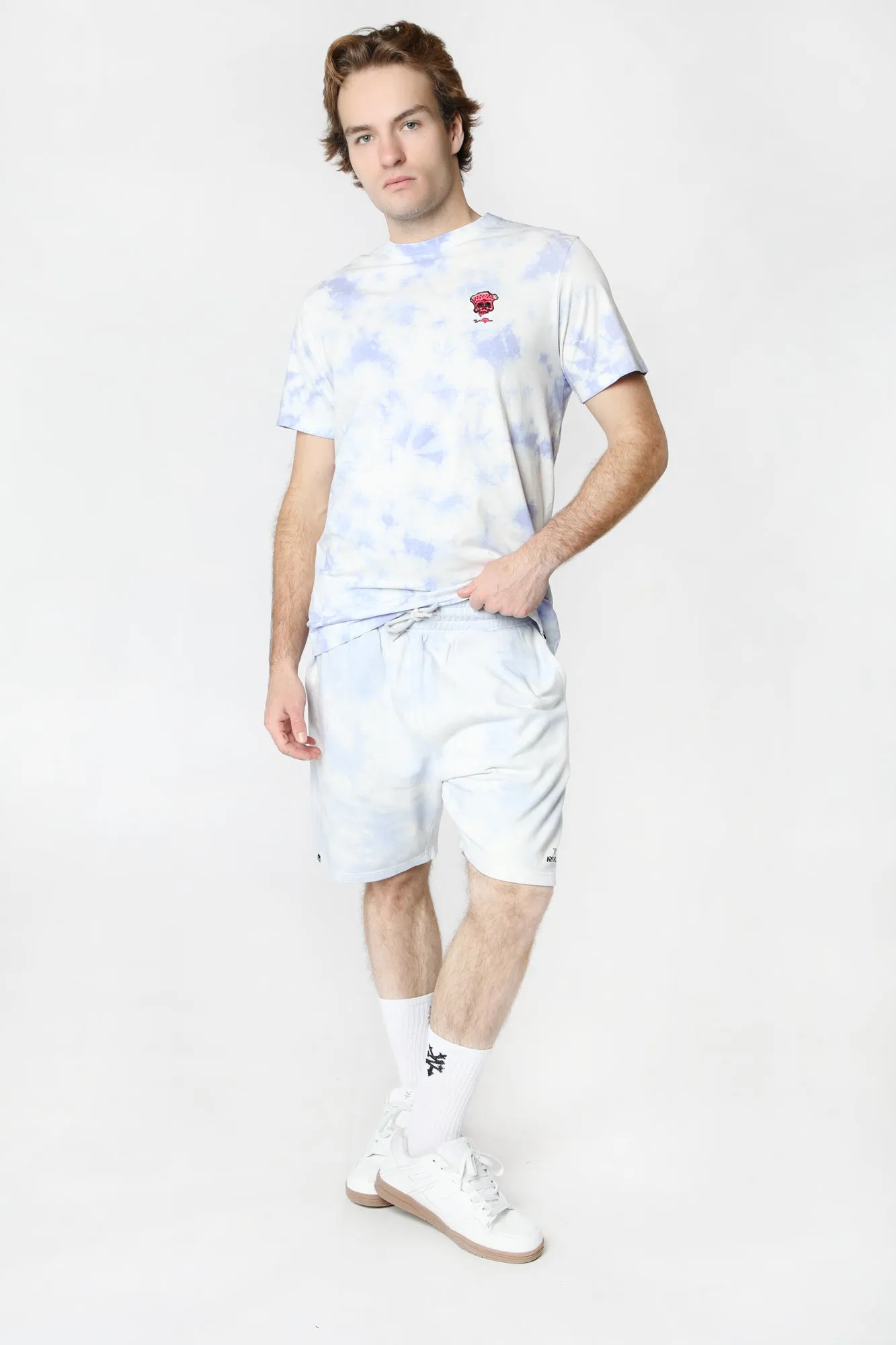 Short En Molleton Tie-Dye Arsenic Homme