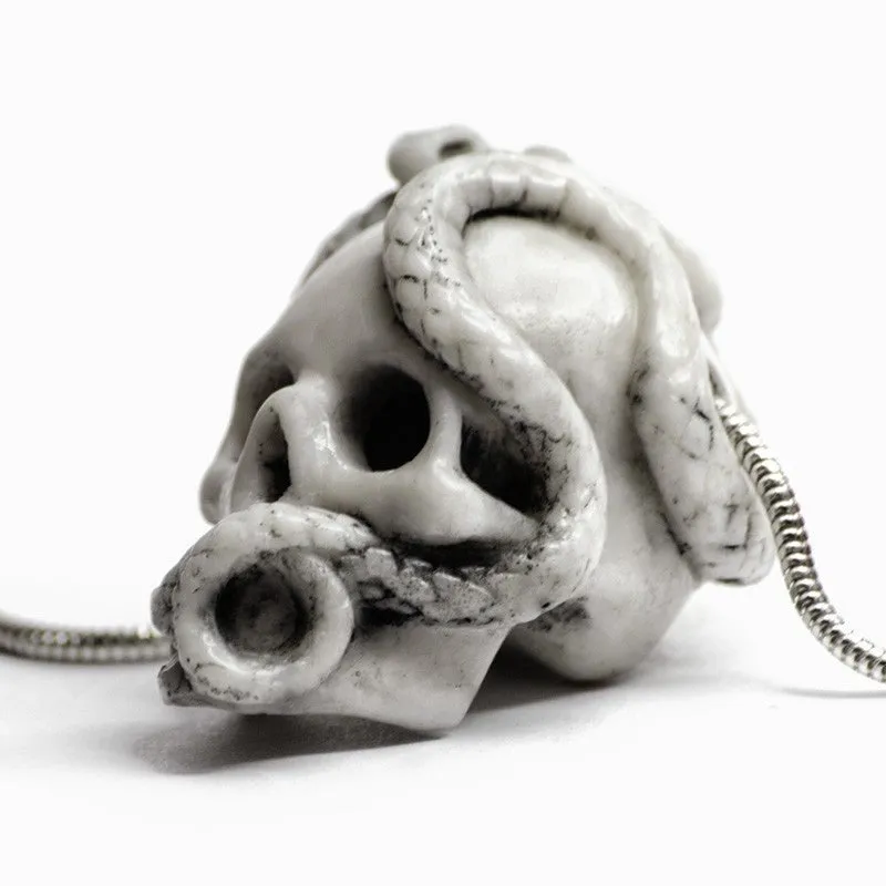 Skull & Snake pendant