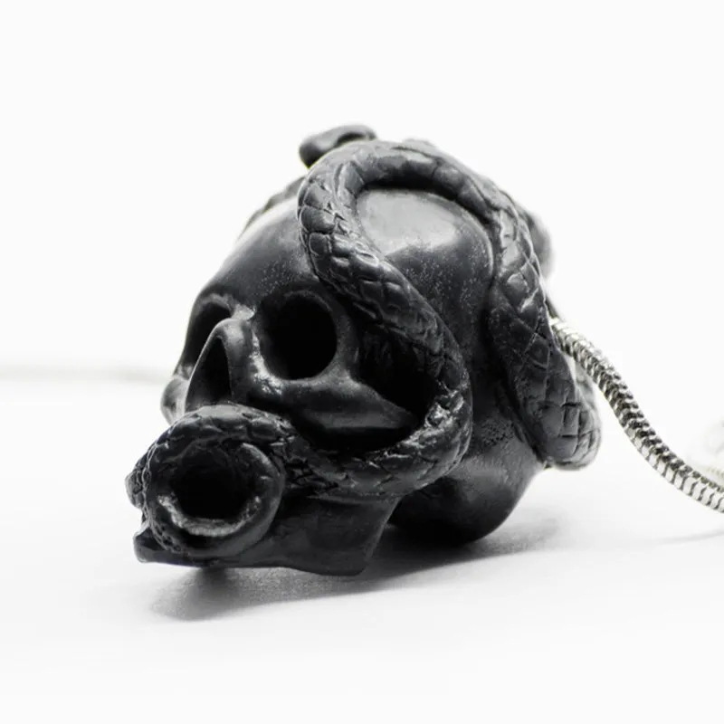 Skull & Snake pendant