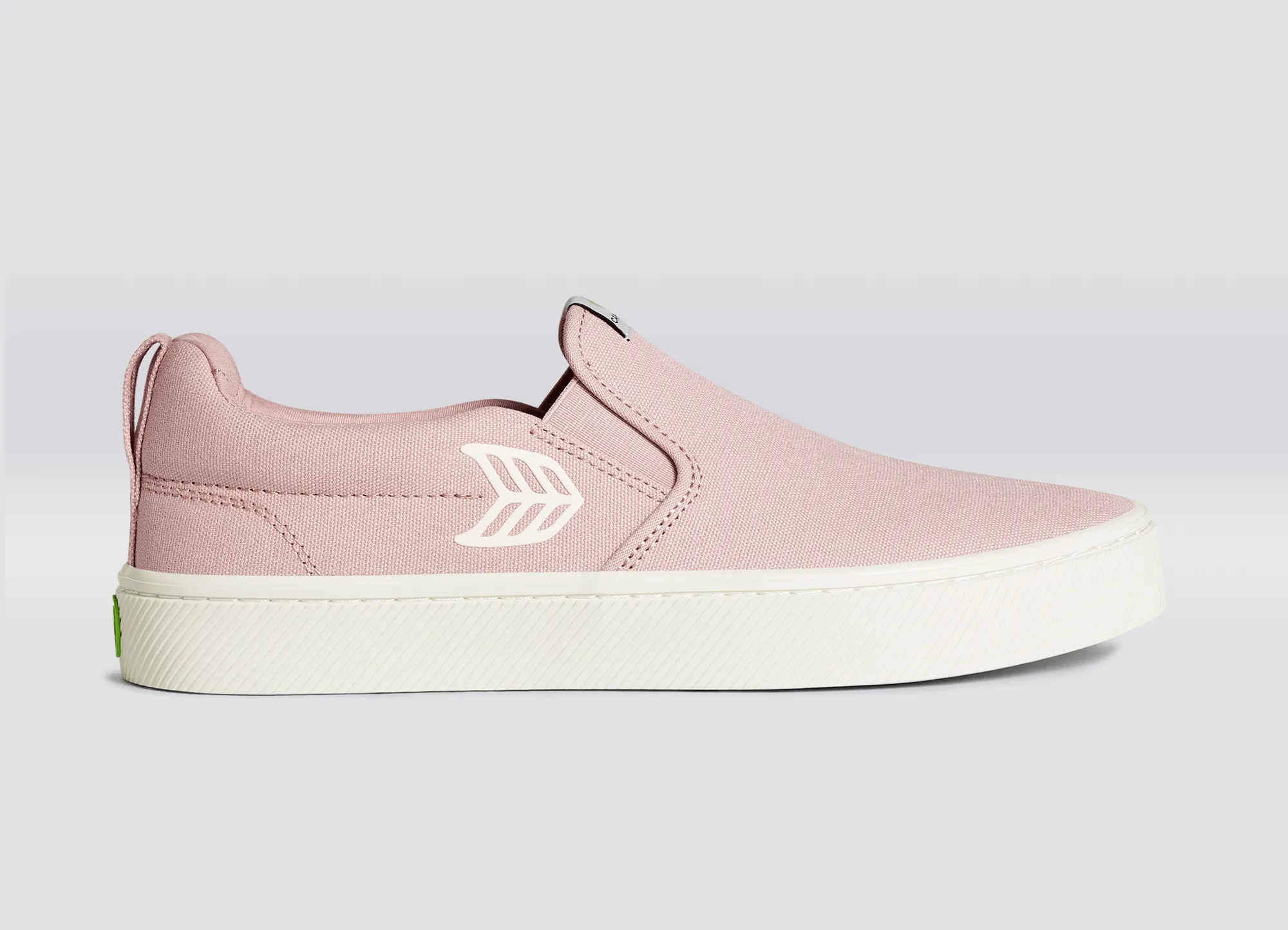 SLIP ON Rose Canvas Ivory Logo Sneaker Men