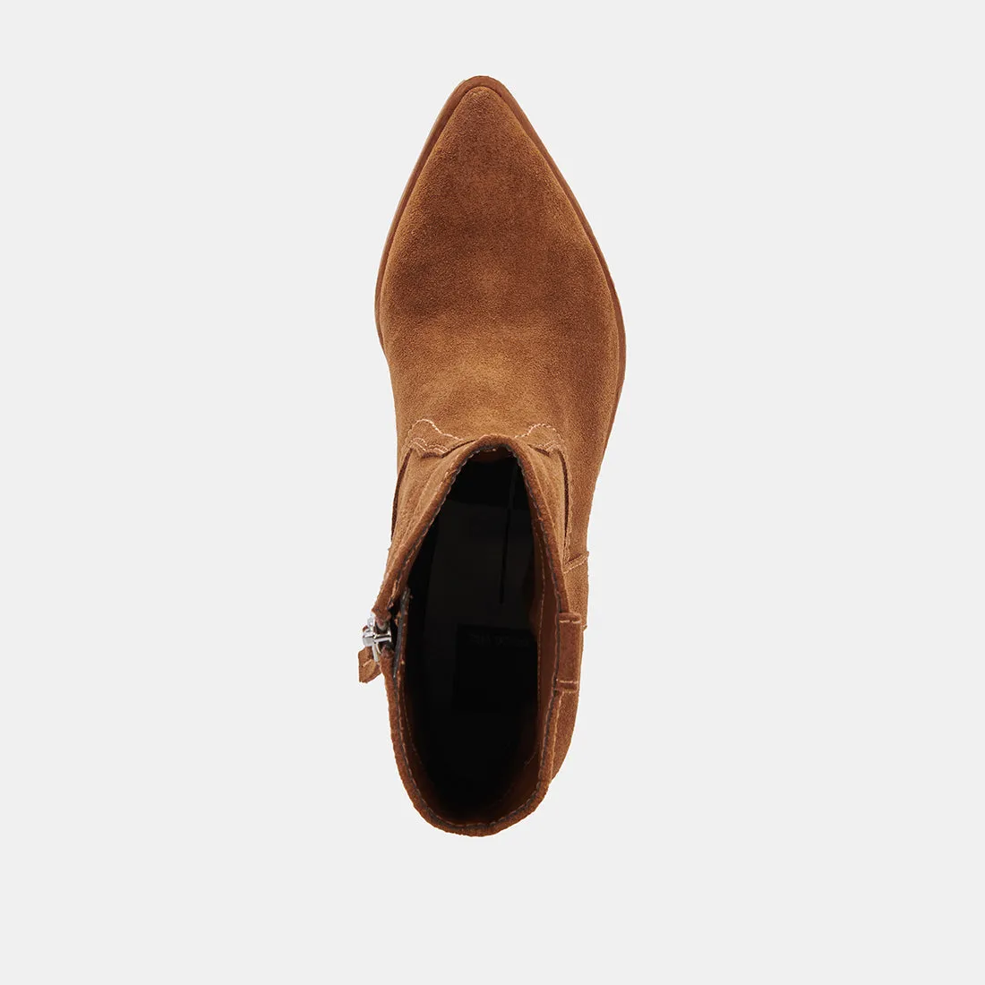 SOLOW BOOTIES DK BROWN SUEDE