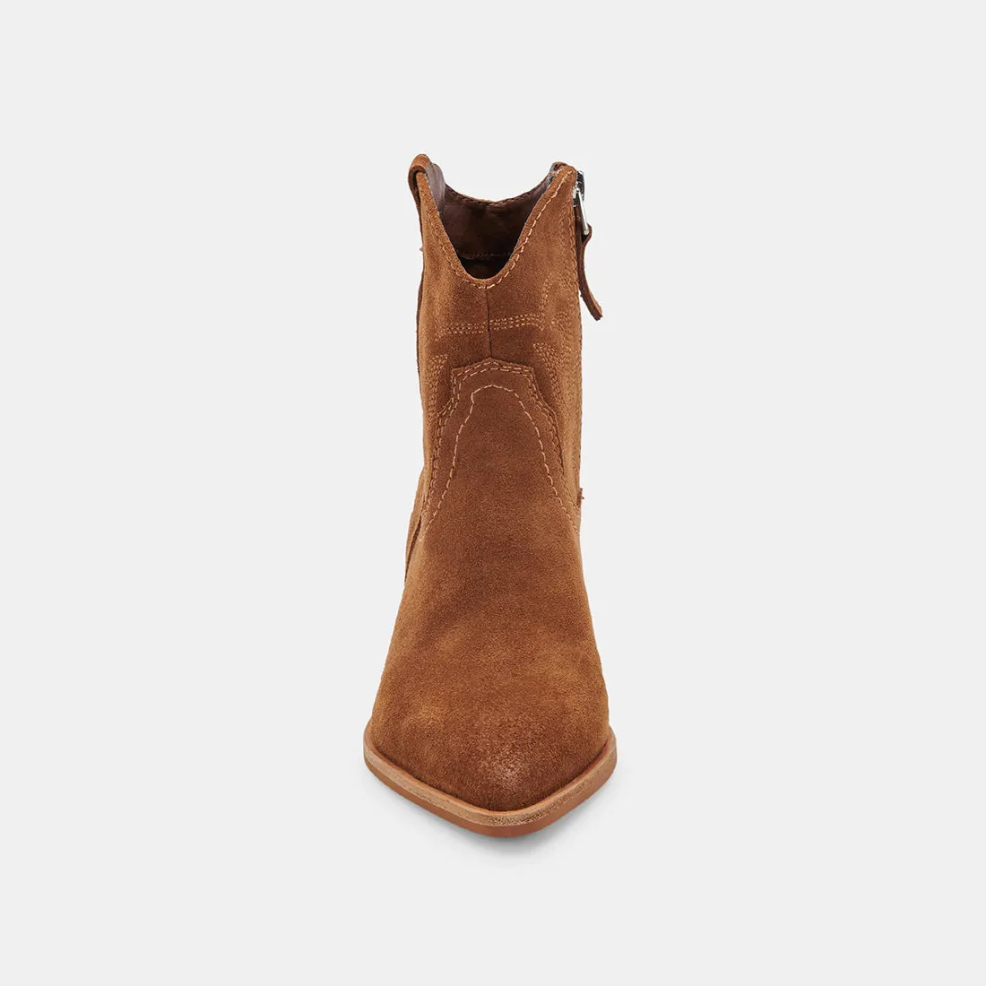 SOLOW BOOTIES DK BROWN SUEDE