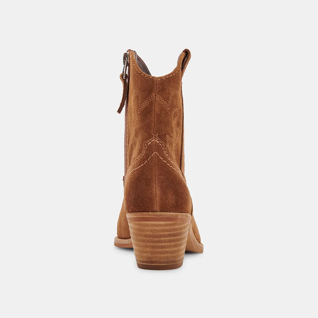 SOLOW BOOTIES DK BROWN SUEDE