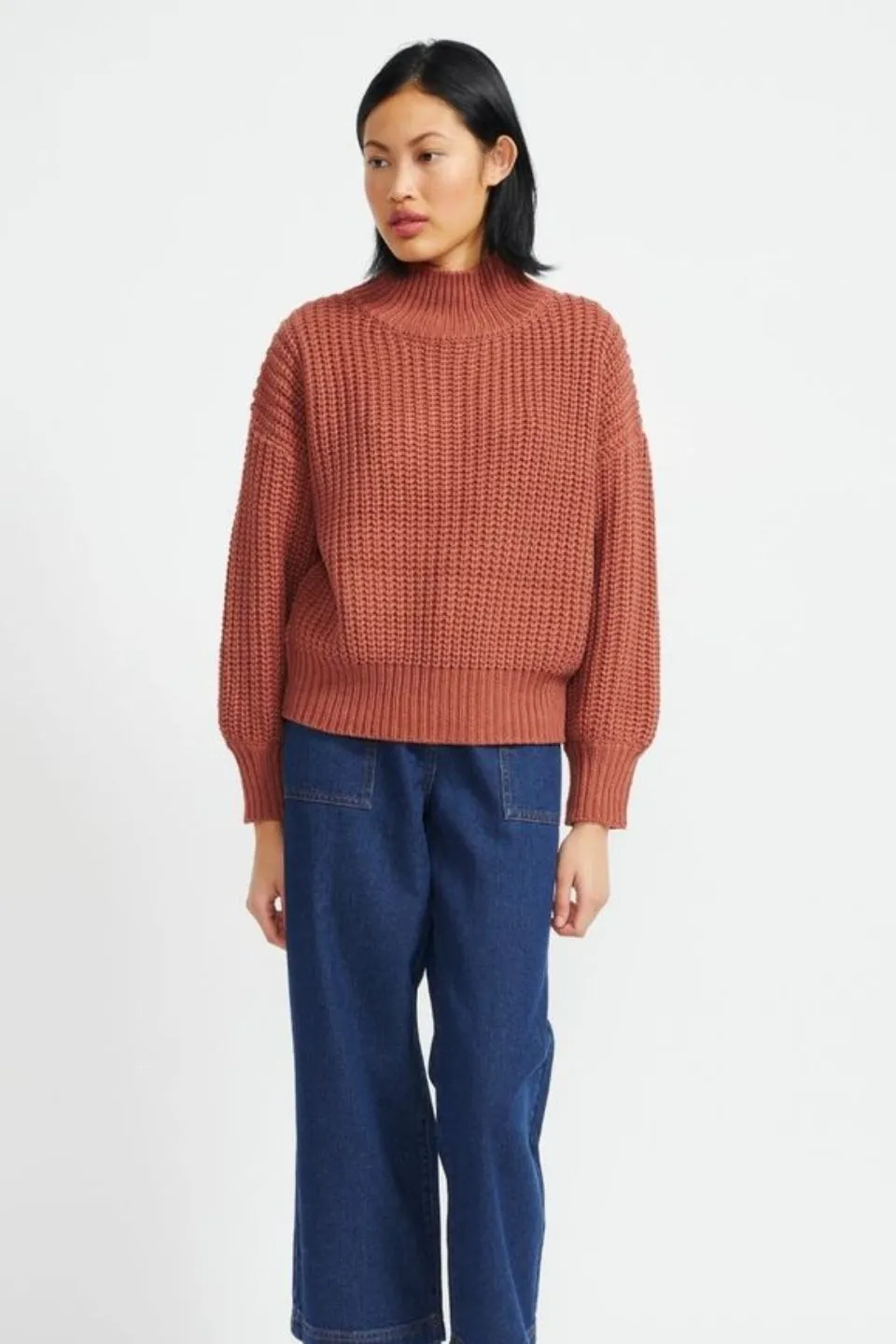 Stella Mock Neck Sienna Knit Jumper