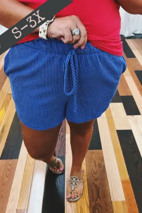 Sylvia Ribbed Lounge Shorts