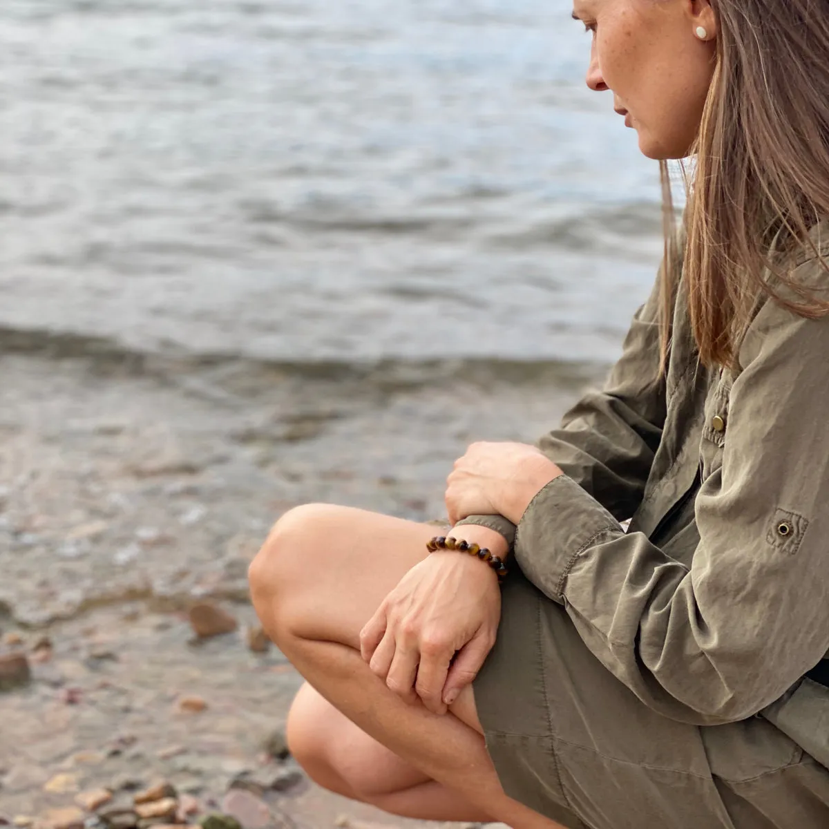 Tiger Eye Grounding Bracelet