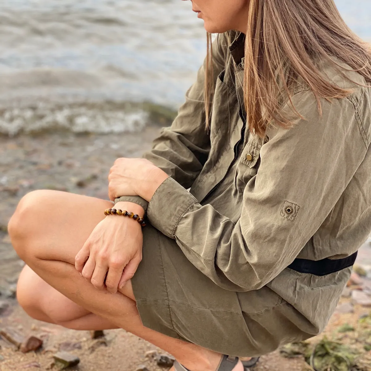 Tiger Eye Grounding Bracelet