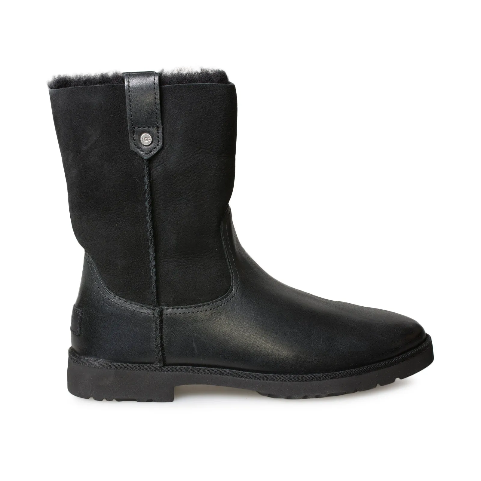 UGG Romely Short Black Boots - Women's