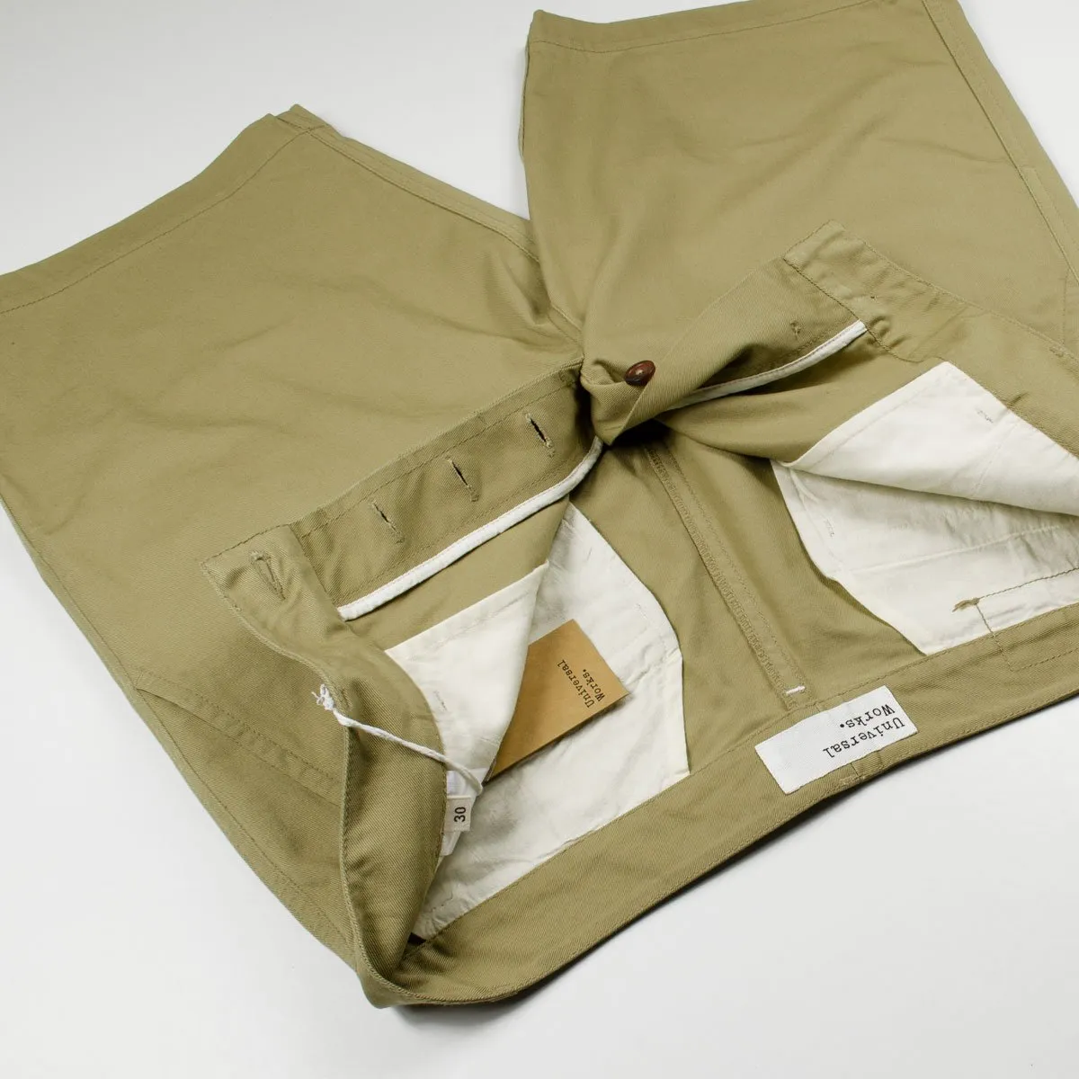 Universal Works - Deck Short UW Twill - Sand