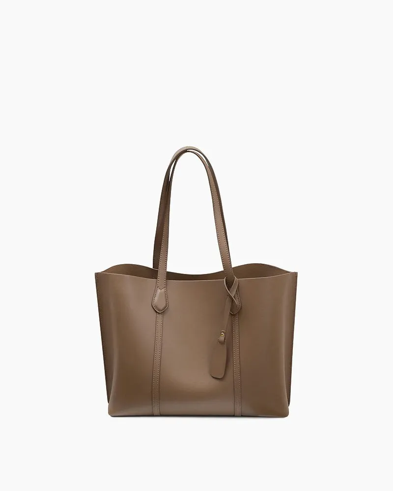 Vegan Genuine Leather Tote Shoulder Bags