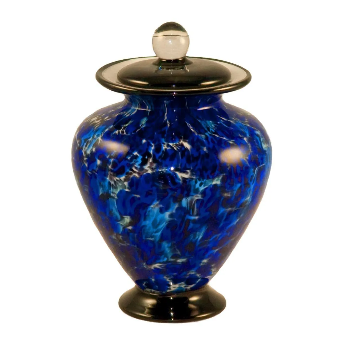 Waterfall Amato Handblown Glass Urn